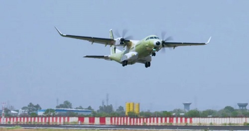 Maiden Flight of India-Made Airbus C295 Marks New Milestone in Aerospace Manufacturing