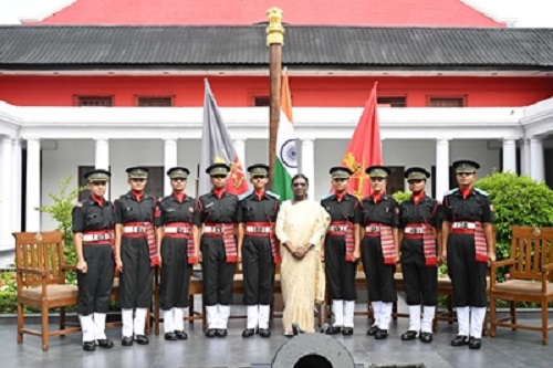  President Droupadi Murmu Applauds 9 Women Cadets at IMA Passing Out Parade, Terms It a Milestone in India’s Women-Led Development Journey  