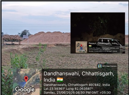 Strict action is being continuously taken against illegal sand mining and storage under the directives of Chhattisgarh CM Sai.