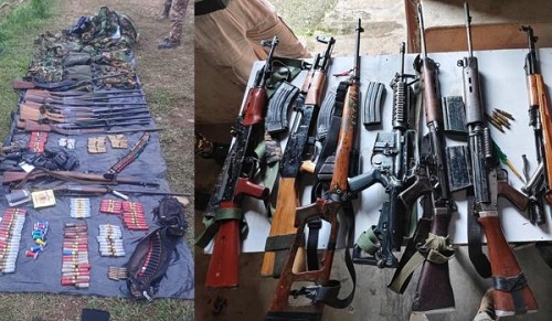 Massive Arms Haul Recovered in Manipur’s Kangpokpi District During Three-Day Security Operation