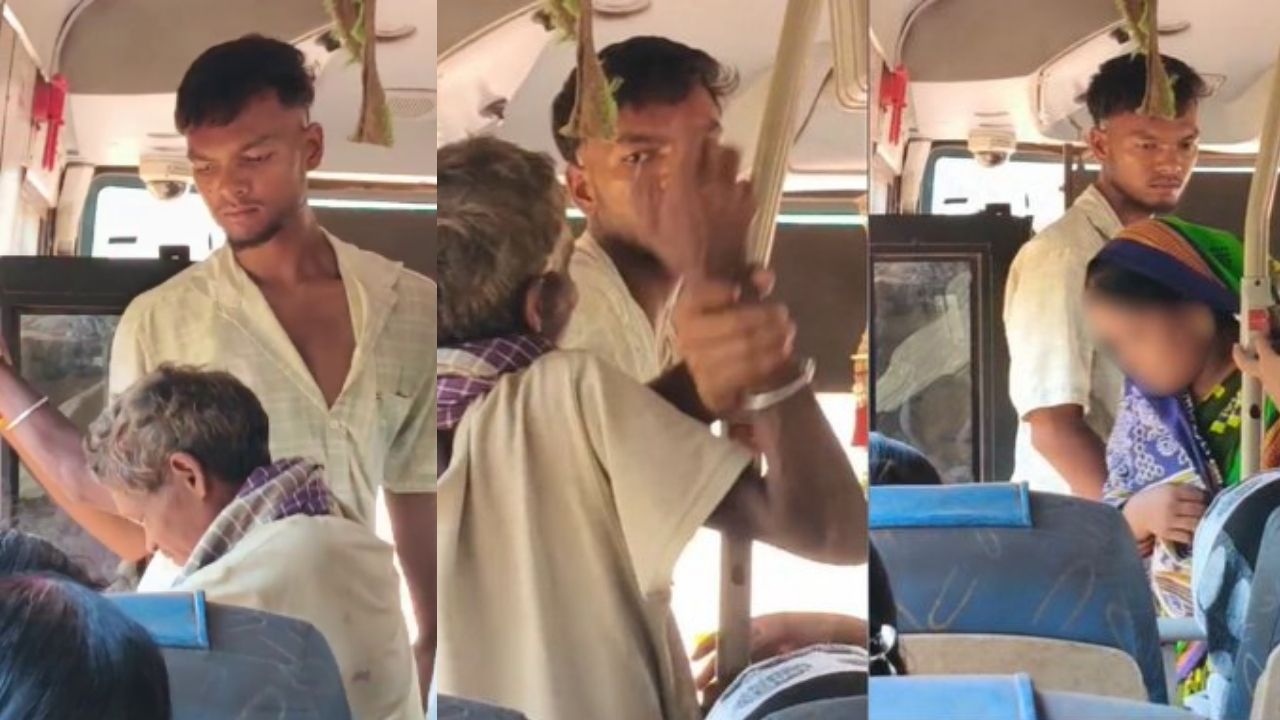 Passengers were made to disembark from a 'Chief Minister's bus' in Sundargarh, Odisha, following a dispute over a one-rupee fare; the video has gone viral.