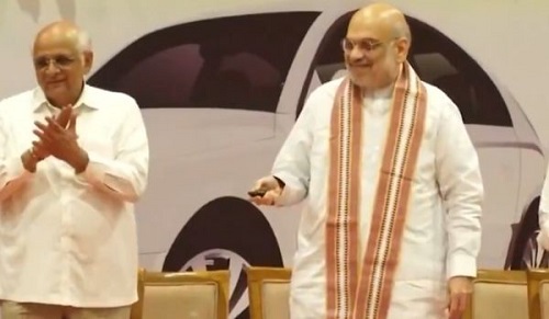 Amit Shah Announces Expansion of Bharat Taxi to 500 Cities in Two Years, Calls It a Cooperative Alternative to App-Based Cabs