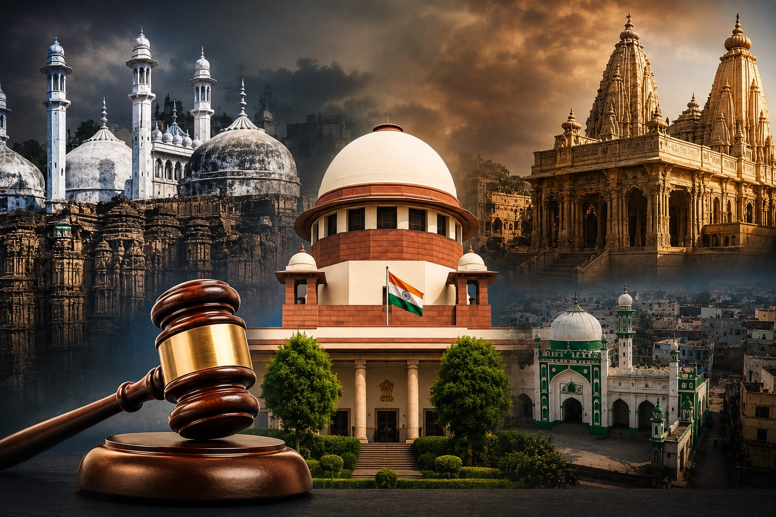 Major move by the Supreme Court: Gyanvapi, Mathura, and Sambhal dispute cases referred to a special Lok Adalat; read the full story. 