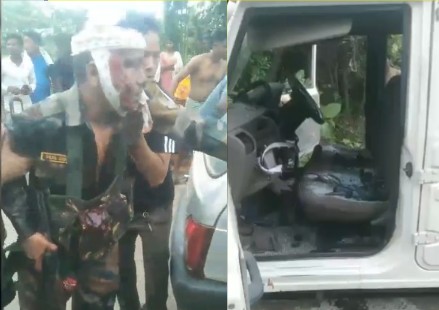 IED blast hits Assam Rifles vehicle in Nagaland; one soldier martyred, four injured. 