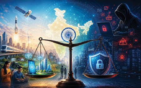 Digital India's greatest test: balancing technological progress with cybersecurity.