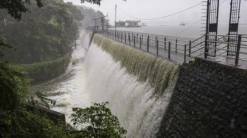Mumbai's Water Reserves Rise to Nearly 70% as Modak Sagar Overflows After Heavy Rain