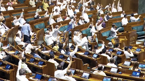 Public Exams Amendment Bill Tabled in Rajya Sabha Amid Opposition Protests