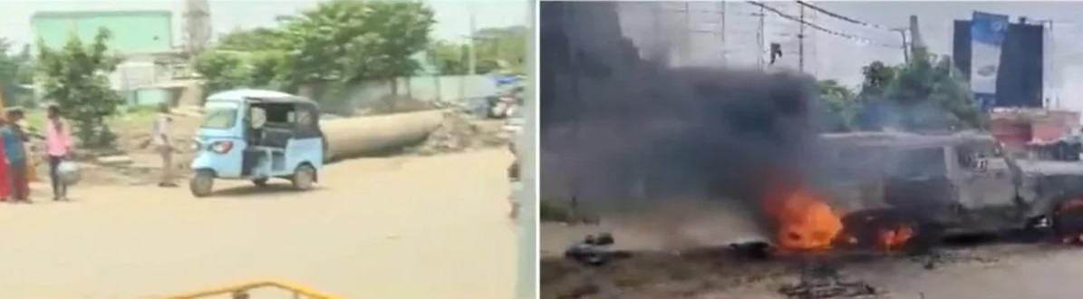 Violence Erupts in Patna After Bus Crushes Man to Death, Police Station Torched