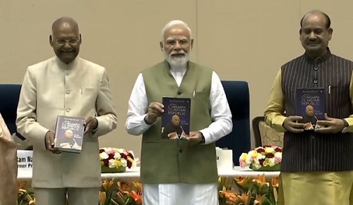 PM Modi Releases Ram Nath Kovind’s Autobiography ‘Triumph of the Indian Republic’