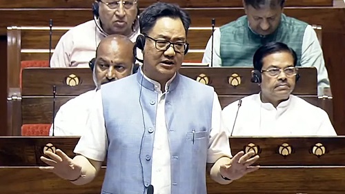 Monsoon Session Passes 12 Bills but Falls Short on Debate, Says Kiren Rijiju