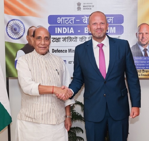 India-Belgium relations built on mutual respect, democratic values, says Defence Minister Rajnath Singh