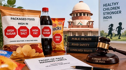 Kids at Risk: SC Slams FSSAI Delay on Front-of-Pack Food Warnings  