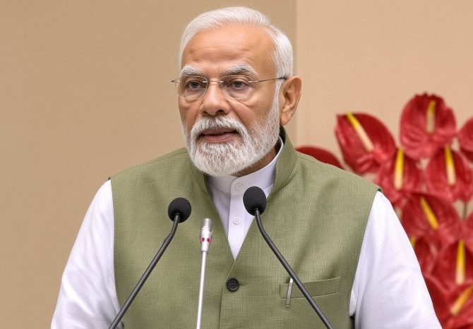 PM Modi's major statement on the climate crisis: 'India is showing the world a new path.'