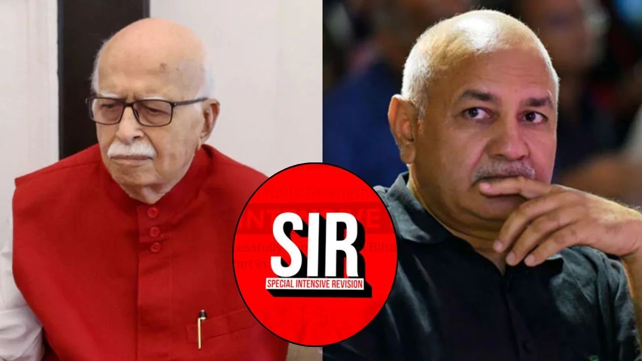 Notices issued to several prominent voters, including LK Advani and Manish Sisodia, under Delhi SIR; read the full story.