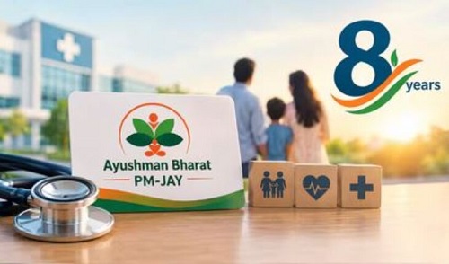   Eight Years of Ayushman Bharat: 60 Crore Beneficiaries, Healthcare Within Reach