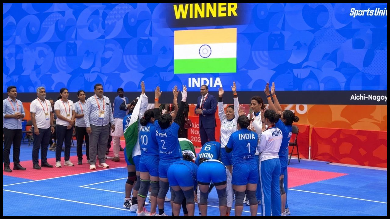 India's third gold at the 2026 Asian Games: Women's kabaddi team makes history by defeating Iran.