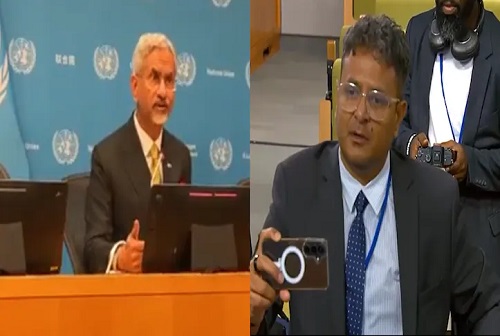 Jaishankar’s Sharp UNGA Reply to Pakistan Journalist: “A Terrorist Country Is Asking Me?”