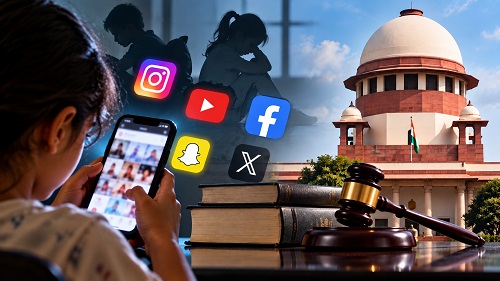 SC Pushes Centre to Examine Legal Shield for Children on Digital Platforms
