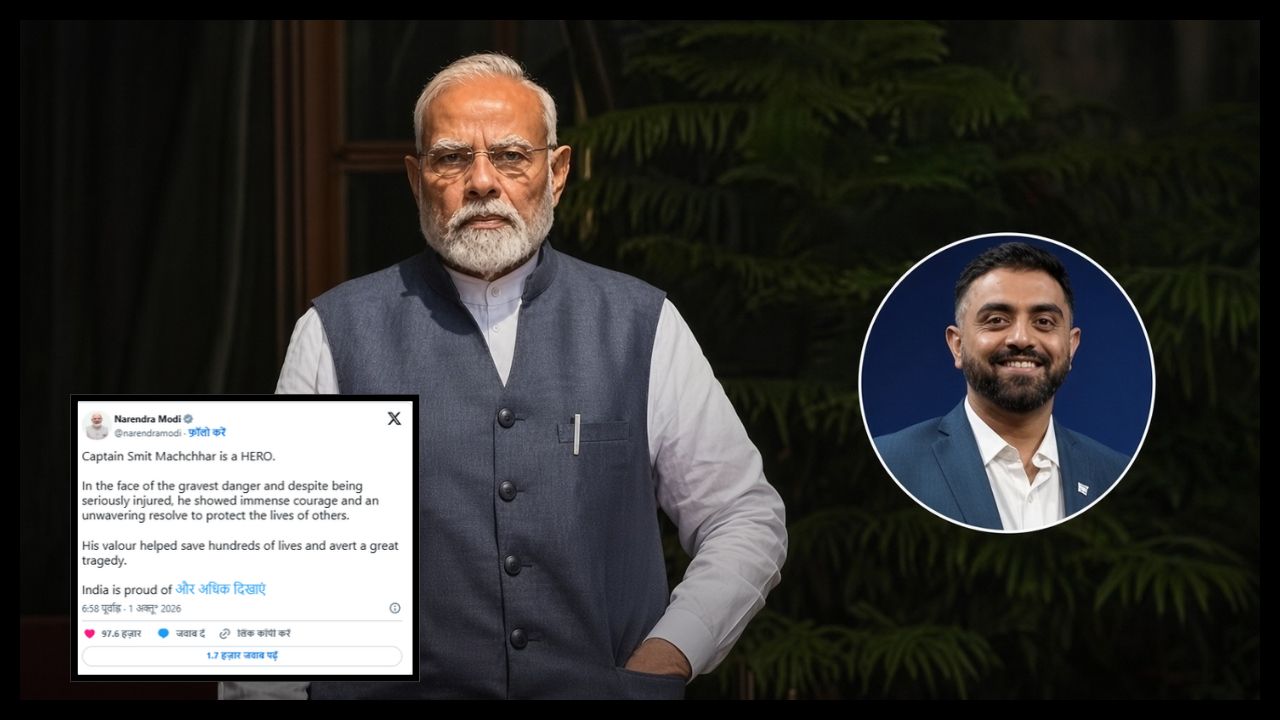 PM Modi praised Captain Smit Machhar, saying, 