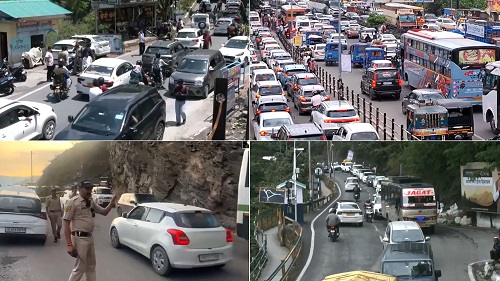 Three-Day Gandhi Jayanti Weekend Triggers Tourist Surge, Traffic Gridlock in Himachal and Uttarakhand