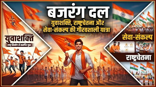Bajrang Dal: A Glorious Journey of Youth Power, National Consciousness, and the Resolve to Serve.