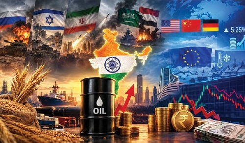 What is the impact on India of the wars currently taking place between various countries?