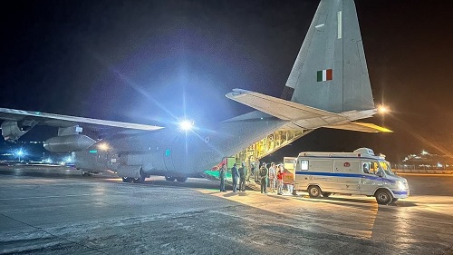 Beyond Combat Readiness: IAF Demonstrates Humanitarian Role With Night-Time Medical Evacuation