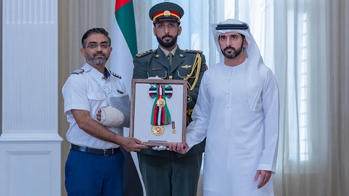 Injured but Unbroken: Indian Captain Receives UAE's Prestigious Honour for Extraordinary Courage